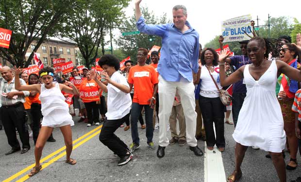 De Blasio family